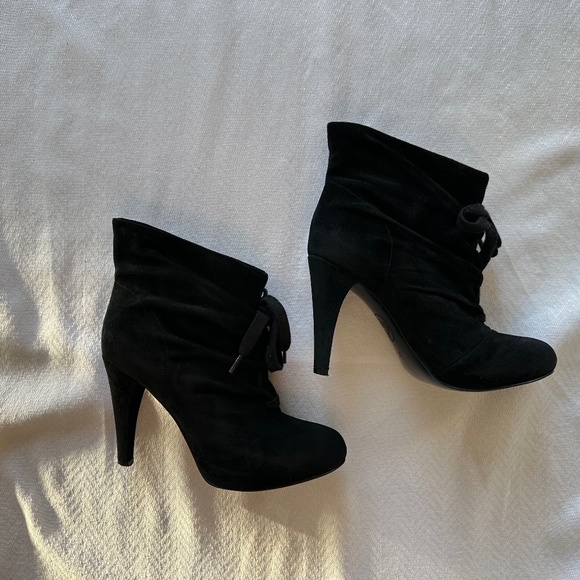 ASH Honey Suede Booties, Size 37, Black - Picture 6 of 12